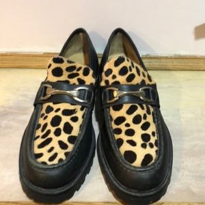 Animal print/leather loafers Kenneth Cole